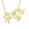 201 Stainless Steel Pendant Necklaces NJEW-T009-JN035-2-40-1