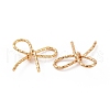 Brass Pendants ZIRC-G160-33G-3