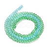 Transparent Painted Glass Beads Strands X1-DGLA-A034-T2mm-A17-5
