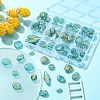 12 Styles Plating Acrylic Beads FIND-YW0003-05-5