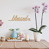 Laser Cut Unfinished Basswood Wall Decoration WOOD-WH0113-113-6