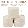 Cotton Rustic Frayed Edge Ribbon OCOR-WH0071-029G-2
