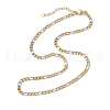 304 Stainless Steel Figaro Chains Necklaces for Men NJEW-JN05037-1
