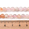 Natural Cherry Blossom Agate Beads Strands G-D313-A01-6mm-5