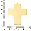 304 Stainless Steel Pendants STAS-V004-06G-02-3