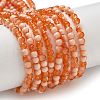 Crackle Glass Beads Strands X1-GLAA-U001-4mm-10-1
