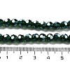 Electroplate Transparent Glass Beads Strands EGLA-A035-T6mm-A10-4