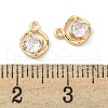Brass Glass Pendants KK-L211-014G-01-3