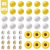 DIY Daisy Flower Silicone Beads Jewelry Making Finding Kit DIY-YW0008-77-2