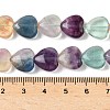 Natural Green Purple Yellow Fluorite Beads Strands G-NH0048-A01-01-5