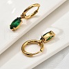 304 Stainless Steel Crystal Rhinestone Hoop Earrings EJEW-G423-08G-01-3