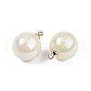 Acrylic Imitation Pearl Pendants OACR-N010-020B-02-4