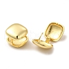 Rack Plating Brass Square Hoop Earrings for Women EJEW-G342-13G-2