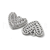 Brass Micro Pave Cubic Zirconia Pendants KK-H460-48P-2