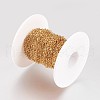 Ion Plating(IP) Handmade 304 Stainless Steel Rolo Chains STAS-P200-31G-3
