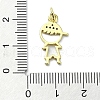 Brass Micro Pave Colorful Cubic Zirconia Pendants KK-H475-13G-01-3