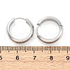 316 Surgical Stainless Steel Hoop Earrings for Women EJEW-G429-01B-P-5