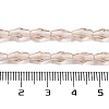 Glass Beads Strands GLAA-R026-8x4mm-14-3