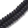 Synthetic Lava Rock Beads Strands G-B087-02A-10-1