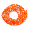 Electroplate Glass Beads Strands EGLA-A034-T1mm-A23-2