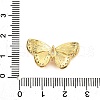 Brass Pave Clear Cubic Zirconia Links KK-D356-20G-3