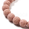 Natural Lava Rock Bead Strands G-L435-03-8mm-19-3