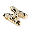 Brass Micro Pave Cubic Zirconia Pendants KK-Z108-02G-M-2