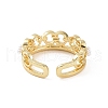 Brass Micro Pave Cubic Zirconia Open Rings RJEW-J017-VC200-3