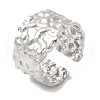 Non-Tarnish 304 Stainless Steel Open Cuff Rings RJEW-K245-87P-3