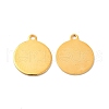 201 Stainless Steel Pendants STAS-P320-34G-1