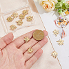 DICOSMETIC 12Pcs Ion Plating(IP) 316L Surgical Stainless Steel Pendants FIND-DC0006-37-3