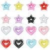 64Pcs 16 Styles Acrylic Beads SACR-FS0001-29-1