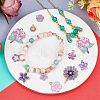 SUNNYCLUE 40Pcs 10 Styles Alloy Enamel Pendants ENAM-SC0005-31-4