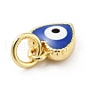 Rack Plating Brass Enamel Charms KK-G387-07G-08-3