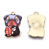 Printed Alloy Pendants ENAM-N056-199H-1