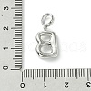 Rack Plating Brass with ABS Plastic Pearl European Dangle Charms KK-G501-02B-P-3