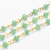 Natural White Jade Beaded Chains CHC-G312-G02-1