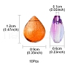 Electroplate Transparent Glass Beads EGLA-YW0001-57-3