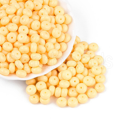 Opaque Baking Paint Glass Seed Beads SEED-N008-03A-03-1