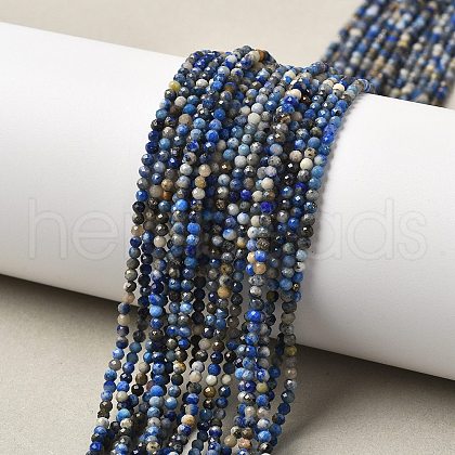 Natural Lapis Lazuli Beads Strands G-RM241221-A11-1