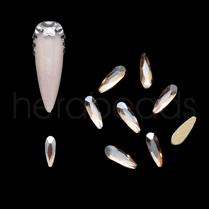 Flat Back Glass Rhinestone Cabochons MRMJ-Q072-29B-1