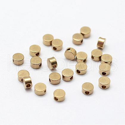 Brass Beads KK-P095-35-A-1