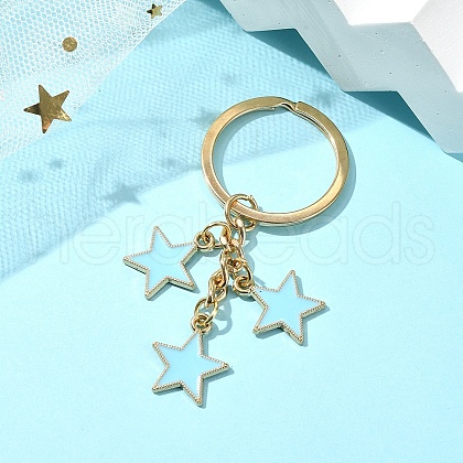 Star Alloy Enamel Keychain KEYC-YW00144-08-1