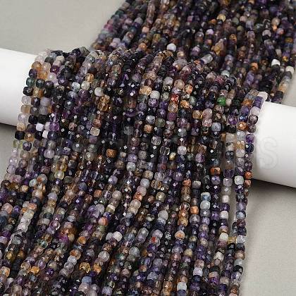 Natural Fluorite Beads Strands G-RM2025-C42-C-1