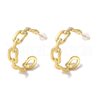 PVD Vacuum Plating 201 Stainless Steel Studs Earring EJEW-B059-16G-1