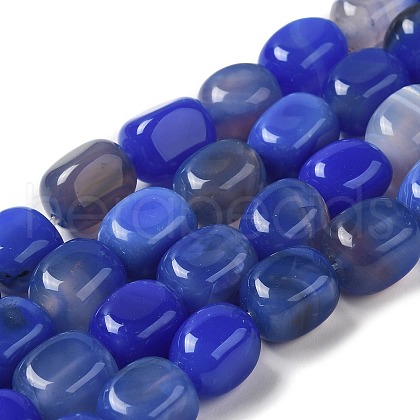 Natural Agate Beads Strands G-H295-A01-05-1
