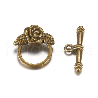 Tibetan Style Toggle Clasps MLF0026Y-NF-1