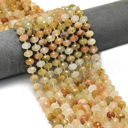 Natural Gemstone Beads Strands G-P573-A26-01-1