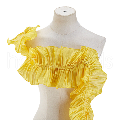 Polyester Ruffled Ribbon DIY-WH0632-77C-1