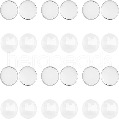 Unicraftale DIY Cabochon Making Kits DIY-UN0001-75P-1